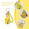 Wrapables Glamorous Crystal Rhinestone Ducky Keychain, Pendant Bag Charm, Yellow